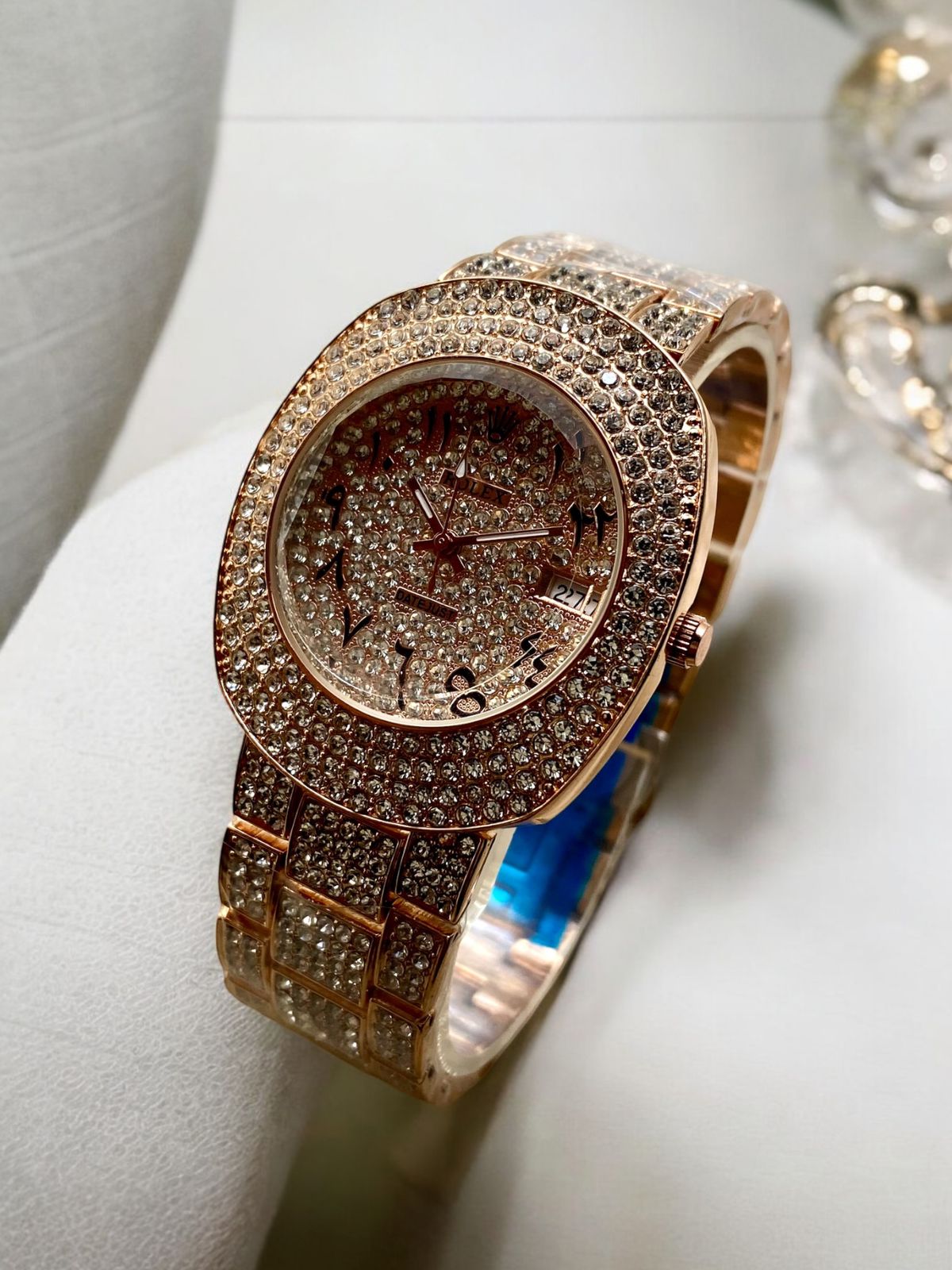 Rolex full stone watch